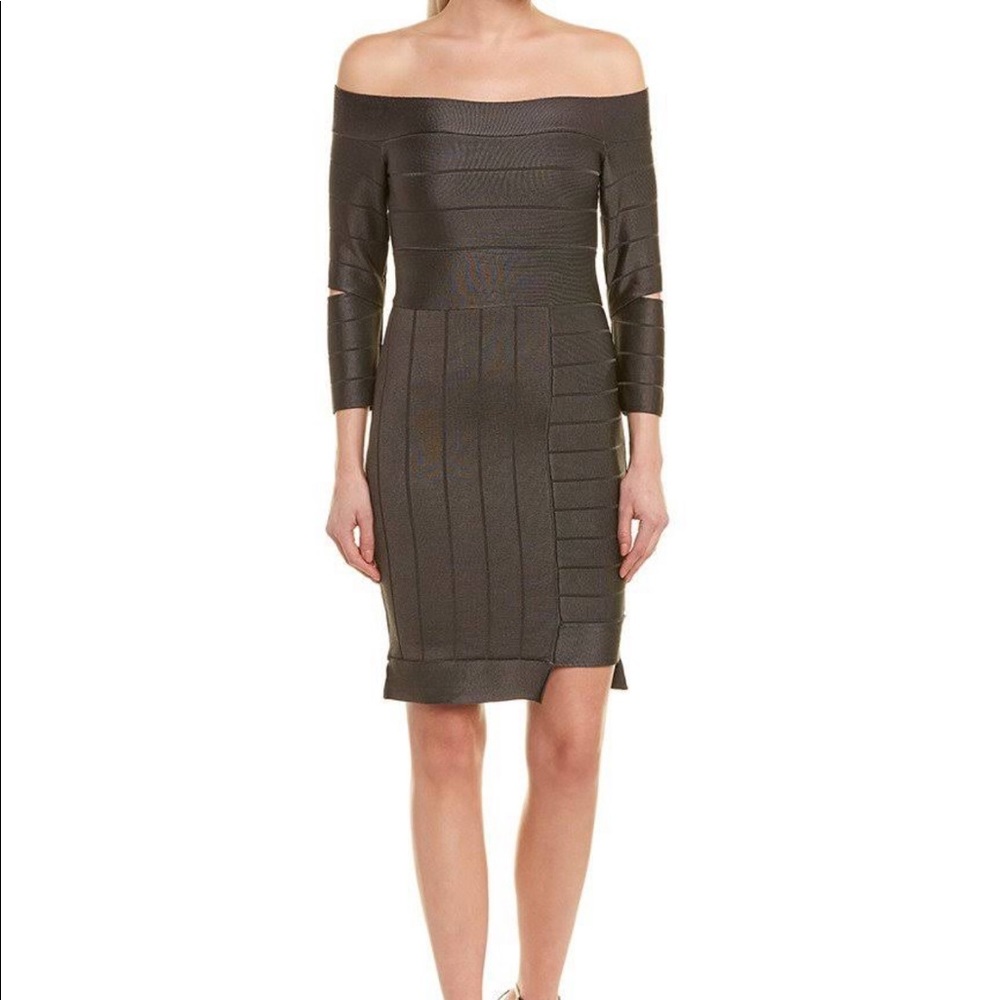 French Connection Off-The-Shoulder Sheath